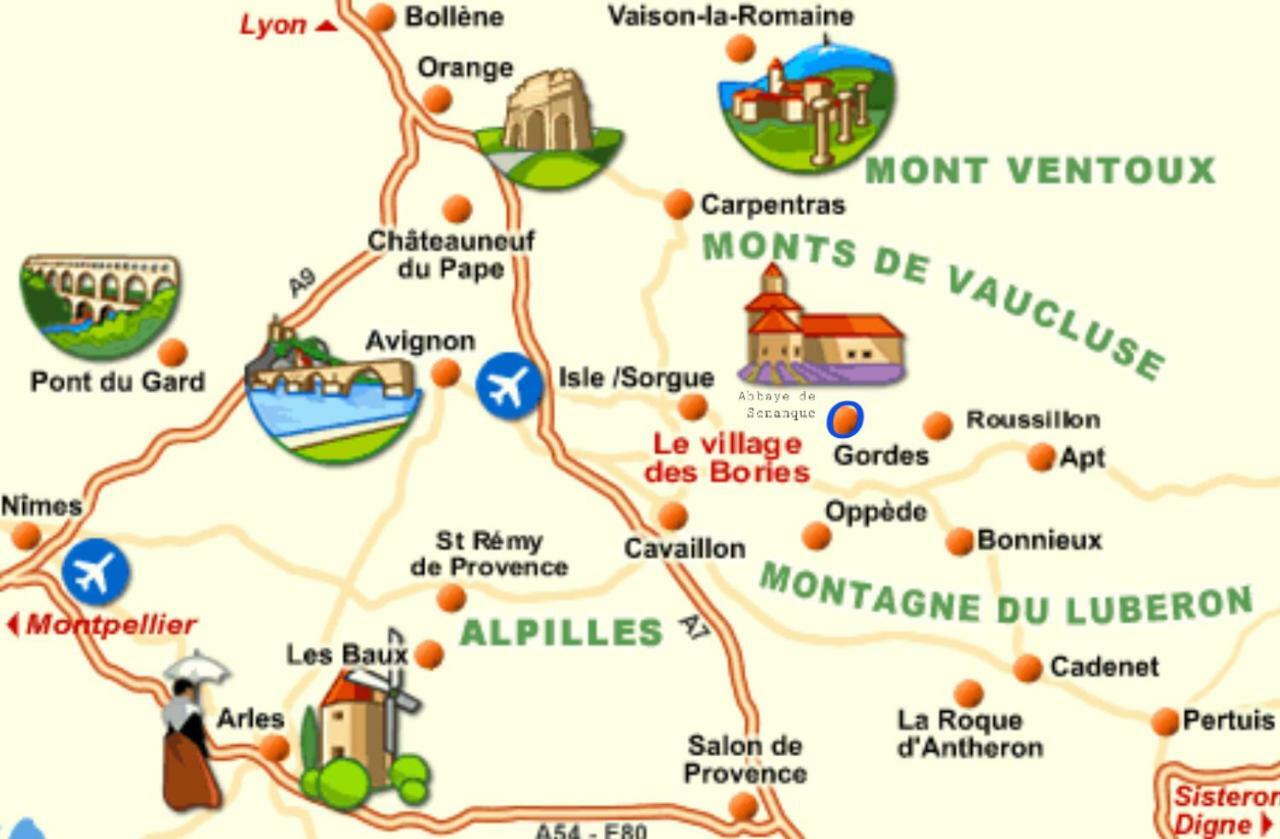 La Petite Galejade Villa Gordes Eksteriør bilde